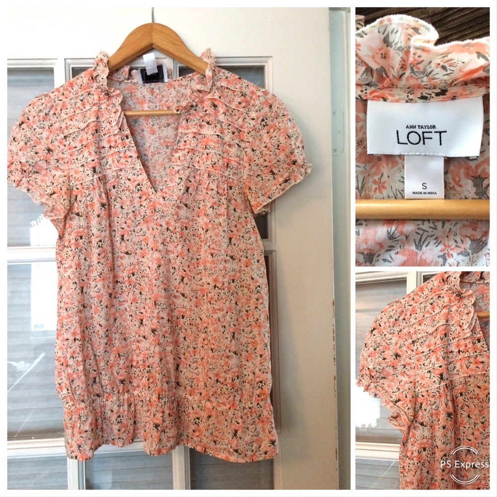 Ann Taylor LOFT Dress Shirt 🌸 sz. S